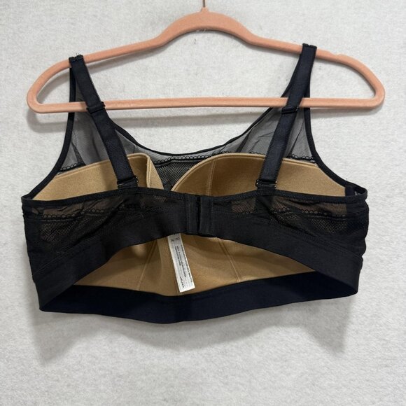 Soma Bralette Womens XL Mesh Lace Wirefree Curvy Scoop Neck Bra - Picture 4 of 7